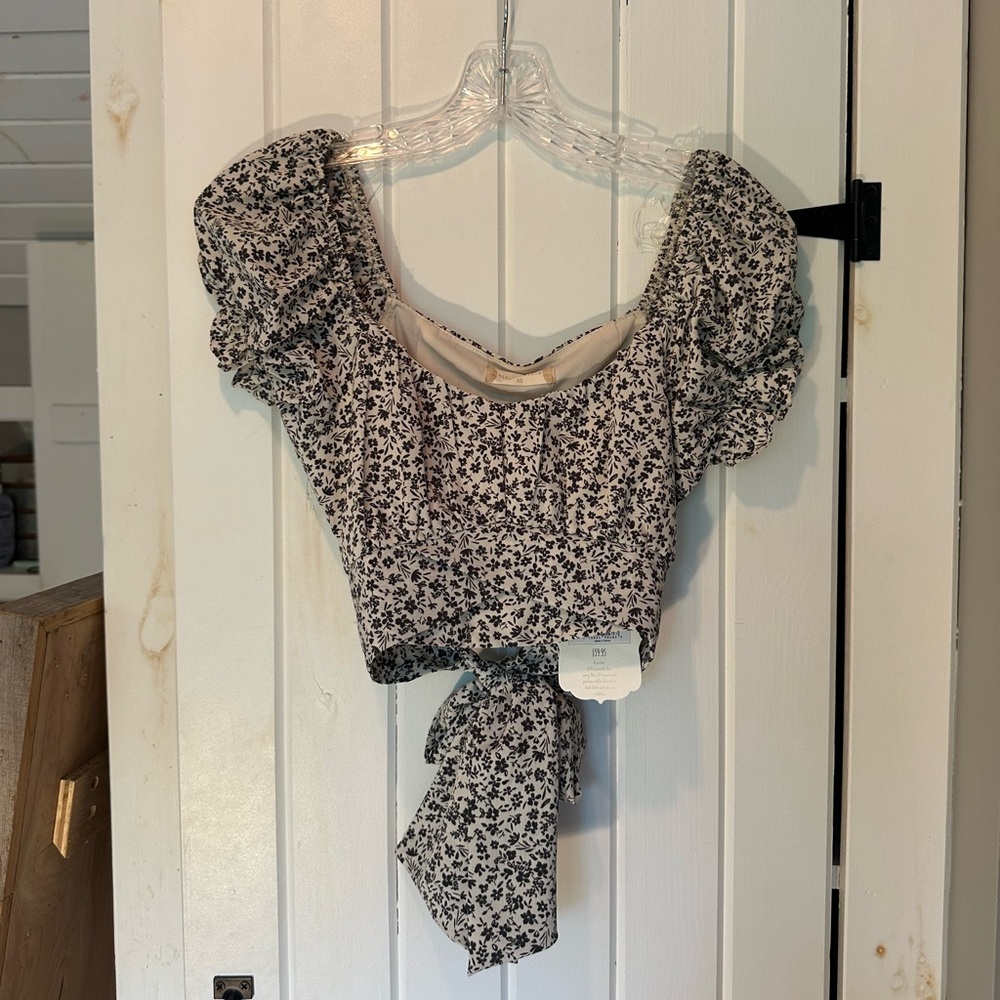 Altard State Floral tie top